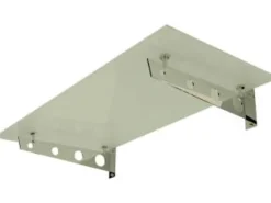 Dein Bau Projekt Glasvordach Model Schwert Milchglas VS-Glas 275 x 120 cm