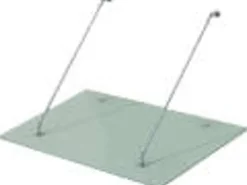 Dein Bau Projekt Glasvordach Olymp Milchglas VS-Glas 250 x 120 cm