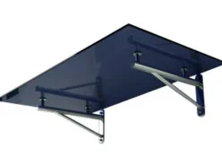 Dein Bau Projekt Glasvordach Elbrus Grauglas VS-Glas 300 x 90 cm