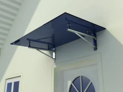 Dein Bau Projekt Glasvordach Elbrus Grauglas VS-Glas 300 x 90 cm