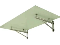 Dein Bau Projekt Glasvordach Elbrus Milchglas VS-Glas 200 x 120 cm