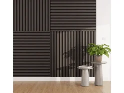 DenPanels Akkustikpanel 60 cm x 60 cm x 2 cm Schwarz