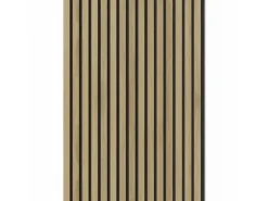 Denpanels Akustikpaneel Acu-Line Eiche Dunkel auf Melamin Filz 260 cm