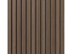 Denpanels Akustikpaneel Foliert 240 cm x 60 cm Walnuss FSC®