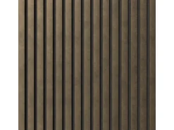 Denpanels Akustikpaneel Foliert Metalloptik Bronze Filz Schwarz 60 x 240 cm FSC®