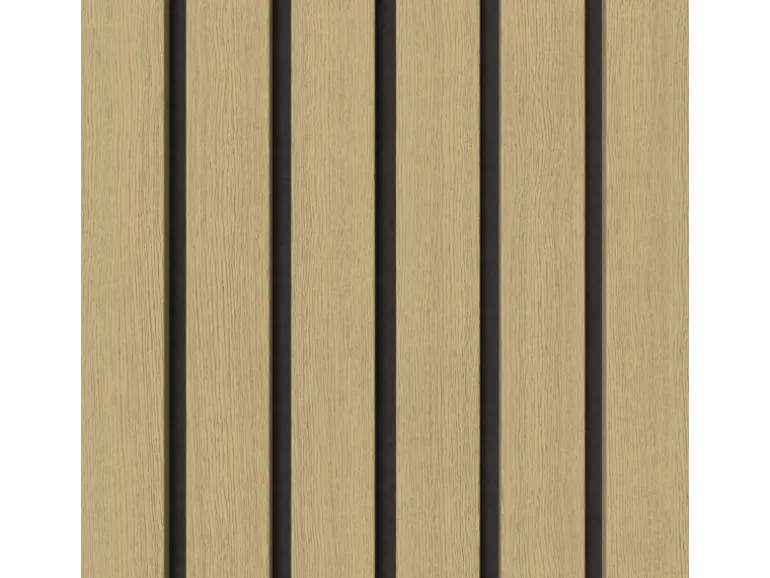 Denpanels Akustikpaneel Foliert 240 cm x 60 cm Eiche Hell FSC®