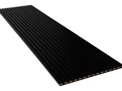 Denpanels Akustikpaneel Foliert 120 cm x 60 cm x 2 cm Schwarz FSC®