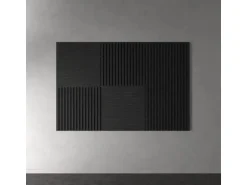 Denpanels Akustikpaneel Foliert 120 cm x 60 cm x 2 cm Schwarz FSC®