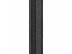 Denpanels Akustikpaneel Laminiert Marmor MDF 300 x 60 x 1,8 cm Schwarz