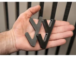 Denpanels 3D Haken 2 Stück Schwarz