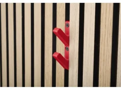 Denpanels 3D Haken für Akustikpaneele Rot 2 Stück