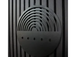 Denpanels Memotafel für Akustikpaneel inkl. Schrauben Ø 30 cm Schwarz