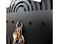 Denpanels Memotafel für Akustikpaneel inkl. Schrauben Ø 30 cm Schwarz