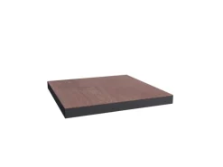 Denpanels Rahmen Kern Schwarz 10,7 cm x 10,7 cm Walnuss FSC®