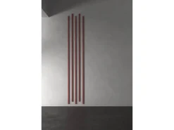 Denpanels Sticks Linoleum Salsa mit Klebeband MDF Schwarz 240 cm 4 Stück