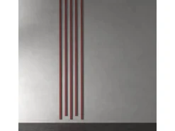 Denpanels Sticks Linoleum Salsa mit Klebeband MDF Schwarz 240 cm 4 Stück