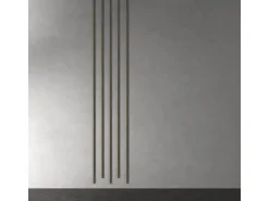 Denpanels Sticks Linoleum Pebble mit Klebeband MDF Schwarz 240 cm 4 Stück