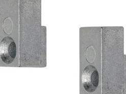 Denpanels Vertikale Halterung 2 Stück Schwarz