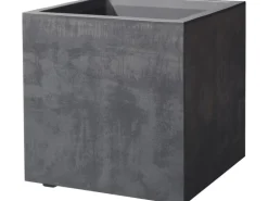 Deroma Pflanzkübel Cubo Millennium 39 cm x 39 cm x 39 cm Anthrazit
