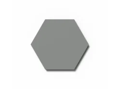 Designpaneel Hexagon Lino Ash Clear MDF Schwarz 25 cm x 25 cm 3 Stück