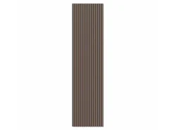 Designpaneel Walnuss MDF Schwarz mit Furnier 60 cm x 240 cm