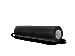 DeTec. 12 Rollen a 300 M Schwarz Stretchfolie Versandfolie Verpackungsfolie Wickelfolie