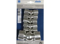 Dieda Eckverbindungsset Aluminium Eloxiert