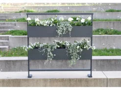 Dieda Geländer Linus Vario Aluminium 100 cm x 100 cm Anthrazit