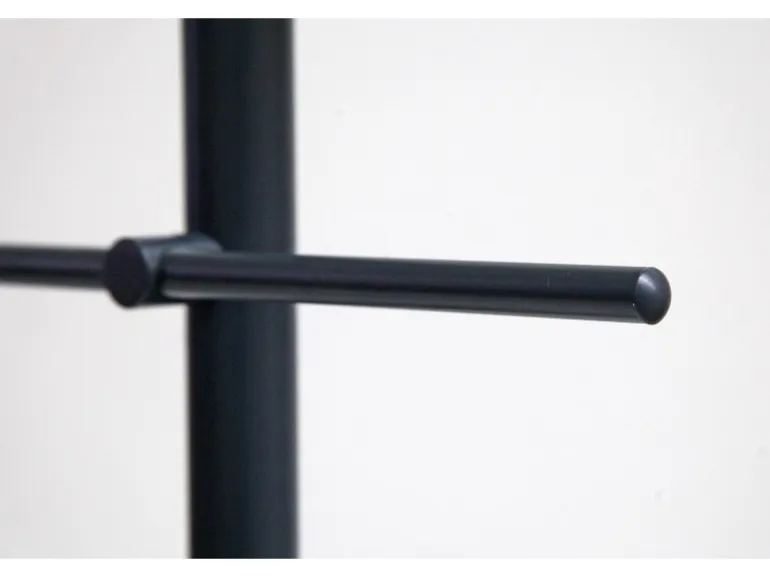 Dieda Geländerset Aluminium Anthrazit waagerechte Rundstäbe 120 cm x 150 cm