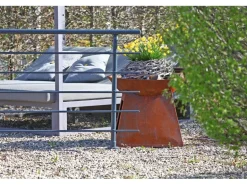 Dieda Geländerset Aluminium Anthrazit waagerechte Rundstäbe 120 cm x 150 cm