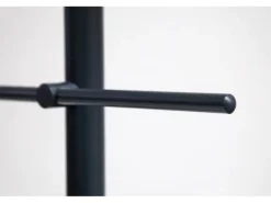 Dieda Geländerset Aluminium Anthrazit waagerechte Rundstäbe 100 cm x 150 cm