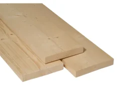 Diele Fichte/Tanne sägerau getrocknet 40 mm x 200 mm x 3000 mm