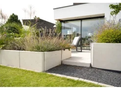 Diephaus L- Stein bewehrt Grau 205 x 100 x 115 x 8 cm