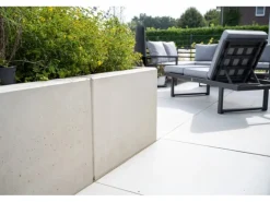 Diephaus L- Stein bewehrt Grau 205 x 100 x 115 x 8 cm