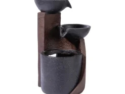 Dobar Zimmerbrunnen Kaskade in Steinoptik mit Deko-Steinen und 3 Stufen