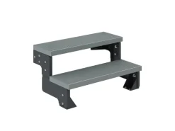 Dolle Außentreppe Gardentop Anthrazit 2 Stufen 100 cm Grau Ohne Geländer