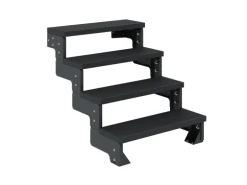Dolle Außentreppe Gardentop Anthrazit 4 Stufen 80 cm Anthrazit Ohne Geländer