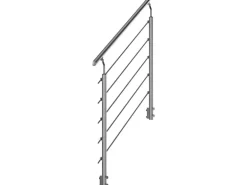 Dolle Außentreppe Gardentop Geländer Startset für 4 Stufen mit Edelstahlstäben