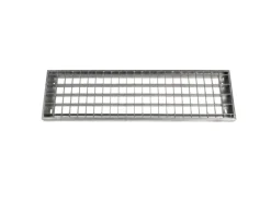 Dolle Außentreppe Gardentop Anthrazit 2 Gitterroststufe 80 cm inkl. Geländer