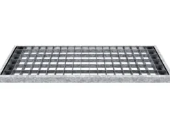 Dolle Außentreppe Gardentop 12 Gitterroststufen 80 cm + Prova-Geländer