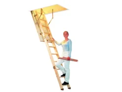 Dolle Bodentreppe Kompakt Set 120x60 cm wärmegedämmt U-Wert 1,16 Höhe bis 285 cm