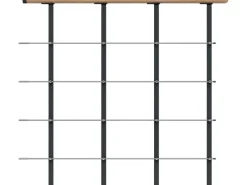 Dolle Brüstungsgeländer Boston Startset 100 cm Anthrazit Handlauf Buche FSC®