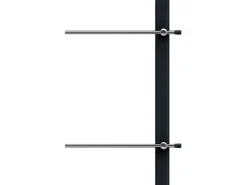 Dolle Brüstungsgeländer Boston Startset 100 cm Anthrazit Handlauf Buche FSC®