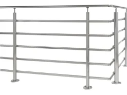 Dolle Eckverbindungsset für Geländerset Aluminium Tropfenform