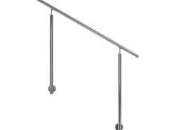 Dolle Eingangsgeländer Edelstahl 150 cm Wandmontage 2 Pfosten