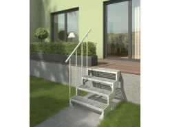 Dolle Gitterroststufe für Außentreppe Gardentop 100 cm