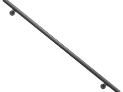 Dolle Handlauf-Komplettset 150 cm Ø 4 cm Anthrazit