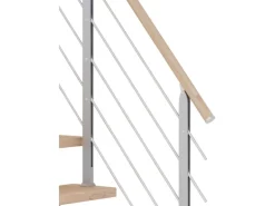 Dolle Mittelholmt. Frankfurt Eiche Weiß Perlgrau GH bis 258 cm Gerade 65 cm FSC®