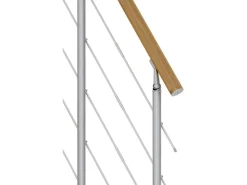 Dolle Mittelholmtreppe Basel Eiche Perlgrau GH bis 276 cm Variabel 64 cm FSC