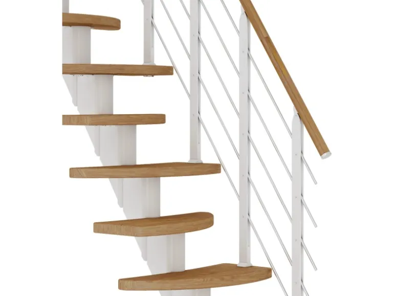 Dolle Mittelholmtreppe Berlin Eiche GH bis 247 cm Variabel 64 cm FSC